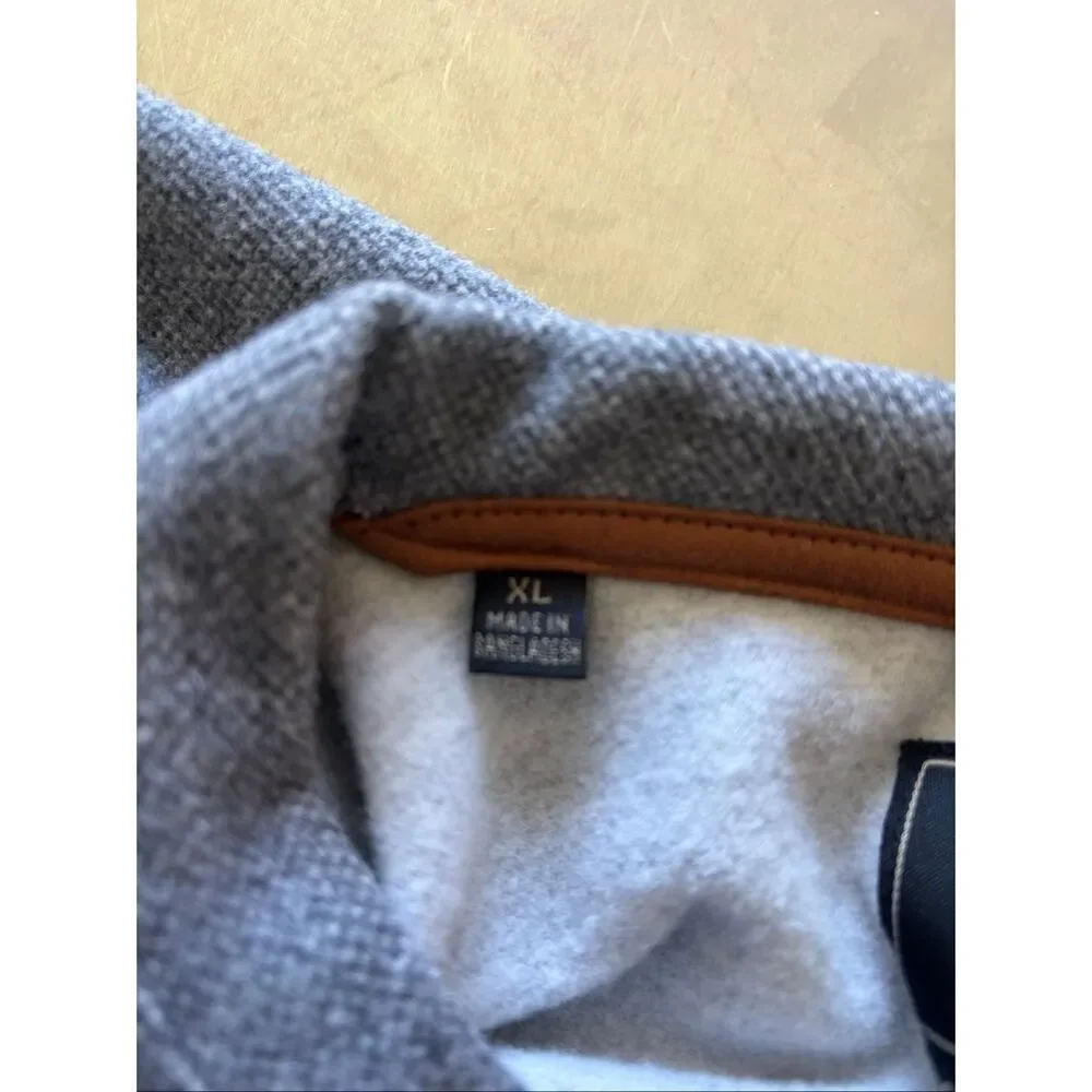 Jachs New York Mens Sweatshirt Size XL Grey Crew Neck Shirt Fleece